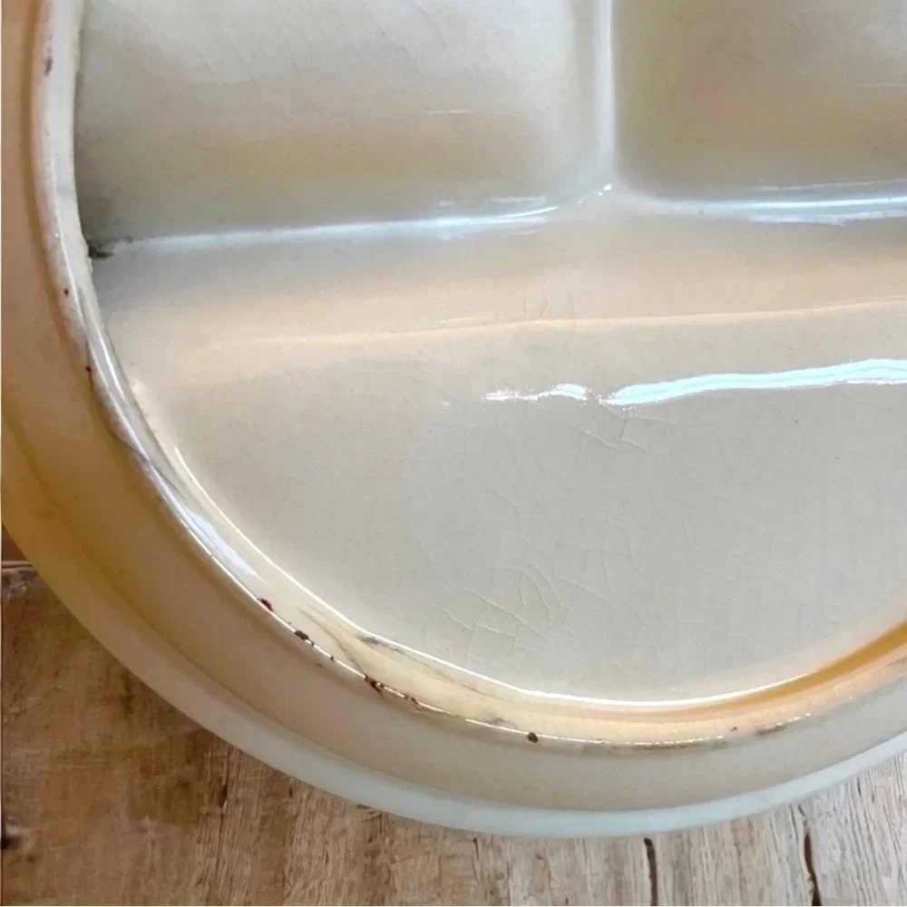 VINTAGE 1930s Salem China Co. Child’s Baby Feeding Dish/Bowl - Hey Diddle Diddle
